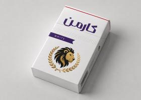 دانلود طرح بسته بندی سیگار کارمن با تصویر شیر