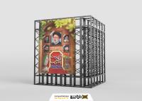 دانلود بنر استرابورد تسلیت آیت الله رئیسی و همراهان شهیداو در قاب طاق طلایی