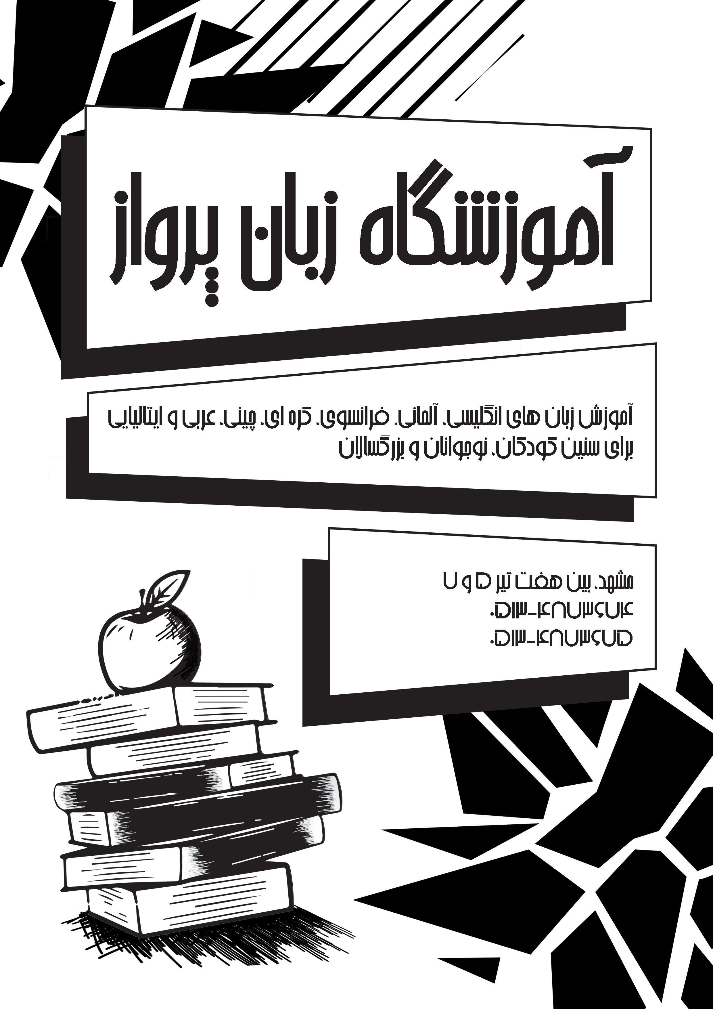 دانلود تراکت ریسو کلاس زبان پرواز