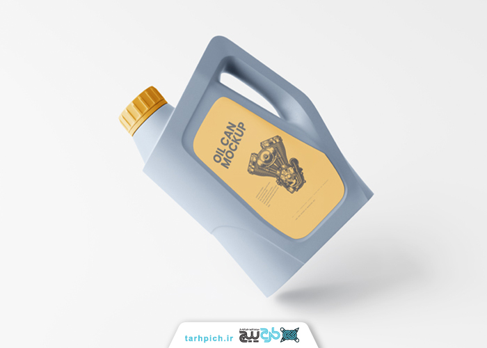 دانلود موکاپ خانواده بطری روغن موتور