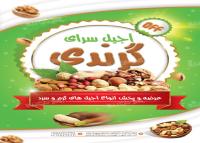 دانلود فلایر تبلیغاتی آجیل فروشی گرندی