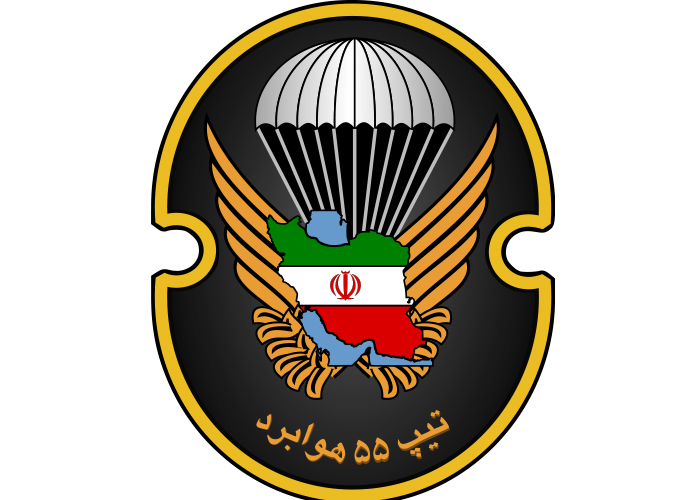 دانلود لوگو نشان تیپ ۵۵ هوابرد شیراز