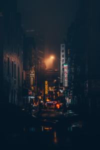 دانلود عکس استوک خیابانی در شب