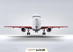دانلود موکاپ جت دو رنگ