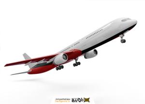 دانلود موکاپ هواپیما طرحدار