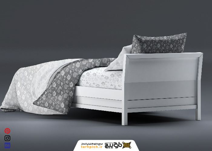 دانلود موکاپ تخت خواب طوسی