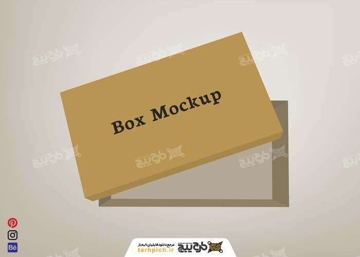 دانلود موکاپ جعبه مقوایی کفش از زوایای مختلف