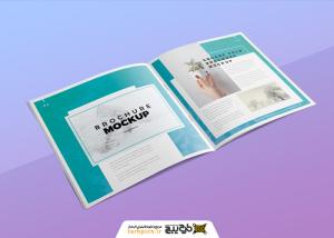 دانلود موکاپ کاتالوگ صفحه باز