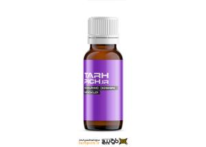 دانلود موکاپ شیشه روغن نارگیل