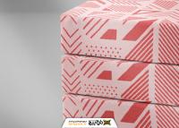 دانلود موکاپ ست پارچه چیده و حالت تاشده روی سطح مات