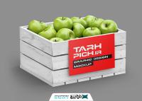 دانلود موکاپ باکس چوبی میوه سیب