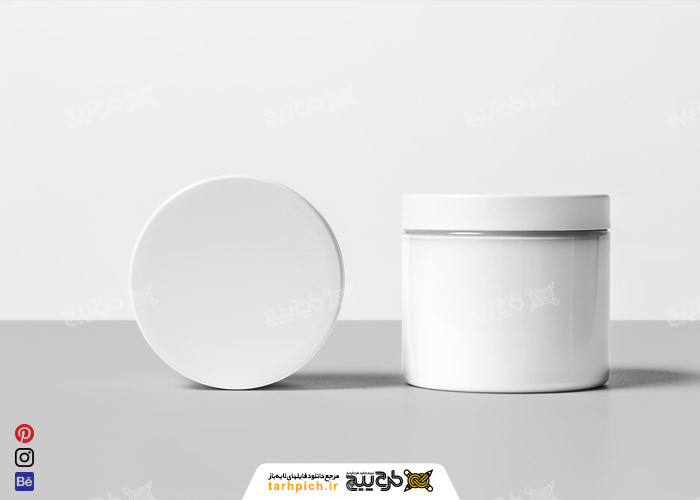 دانلود موکاپ ظروف شیشه ای ارایشی