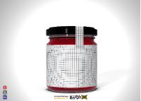 دانلود موکاپ بطری و ظرف شیشه ای ساده با لیبل روی درب