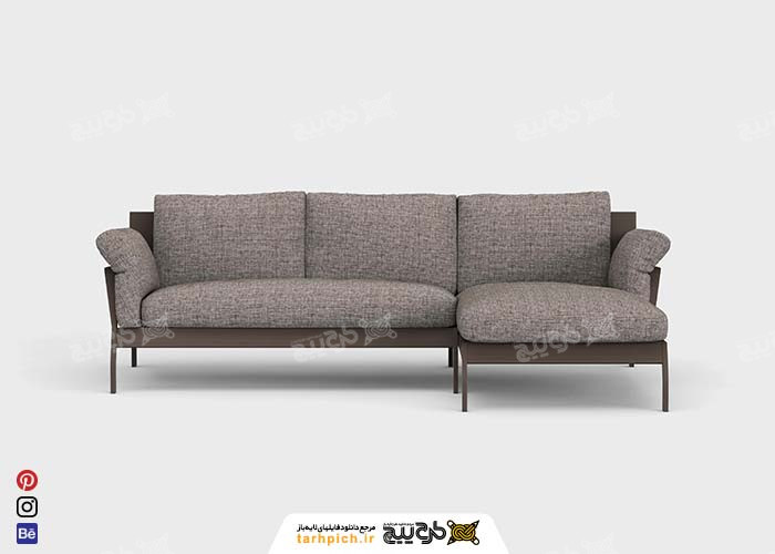 دانلود موکاپ مبل راحتی کرم