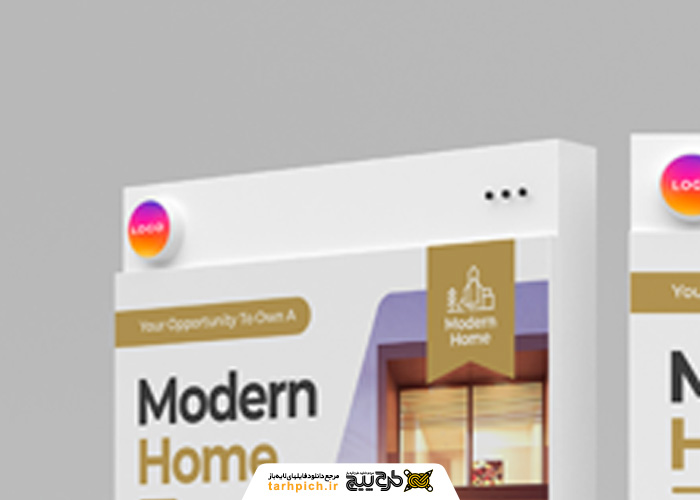 دانلود موکاپ صفحه پست اینستاگرام
