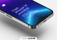 دانلود موکاپ آیفون ۱۴ مشکی از زوایای مختلف