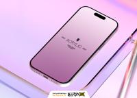 دانلود موکاپ آیفون شانزده صورتی