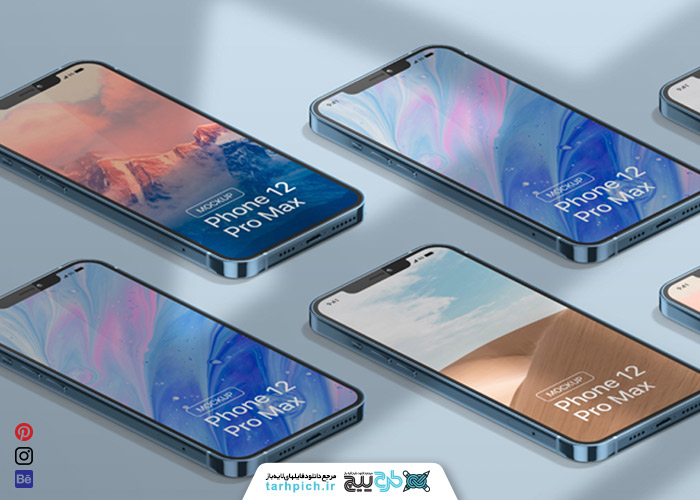 دانلود موکاپ موبایل آیفون 12