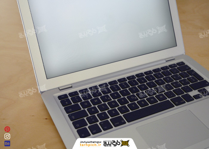 دانلود مجموع موکاپ لپتاپ نقره ای