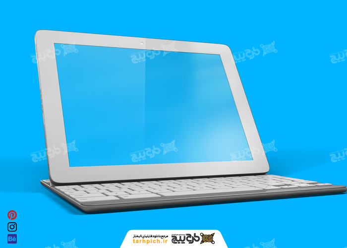دانلود مجموع موکاپ لپتاپ (تبلت) سیاه و سفید