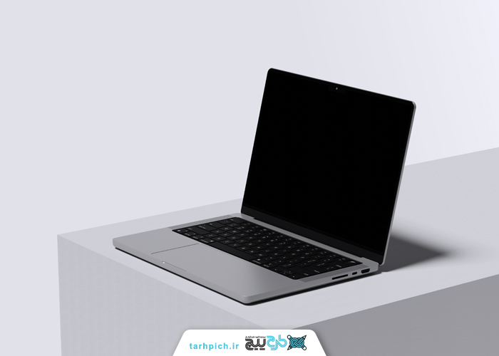 دانلود مجموعه موکاپ لپتاپ نقره ای ومشکی