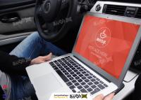 دانلود مجموع موکاپ لپتاپ و موبایل داخل ماشین