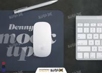 دانلود موکاپ پد ماوس مستطیلی شکل