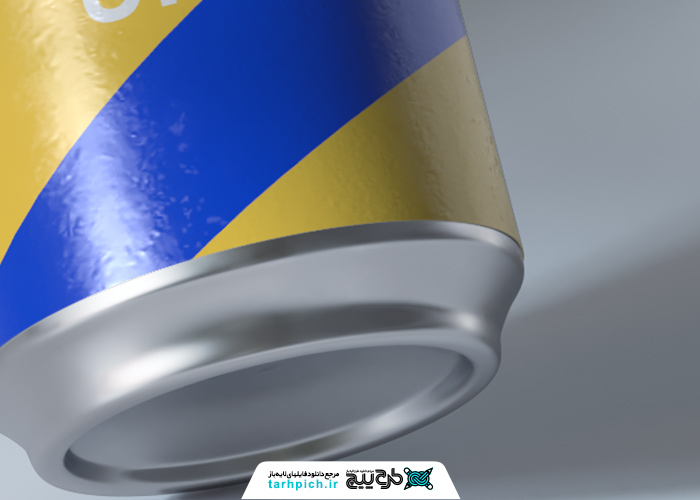 دانلود موکاپ بطری و ظروف فلزی قوطی نوشیدنی تکی