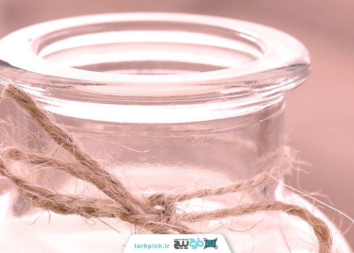 دانلود موکاپ شیر شیشه ای با ظرف بادام