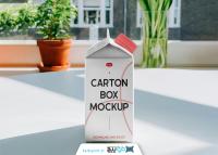 دانلود موکاپ شیر پاکتی بزرگ وزیبا