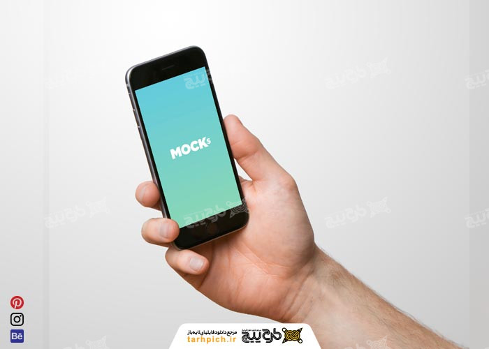دانلود مجموع موکاپ موبایل گرفته شده در دست