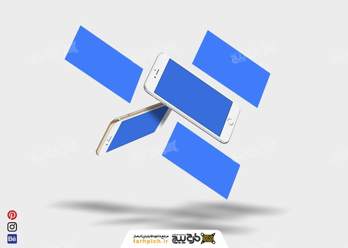دانلود مجموع موکاپ موبایل مشکی و سفید