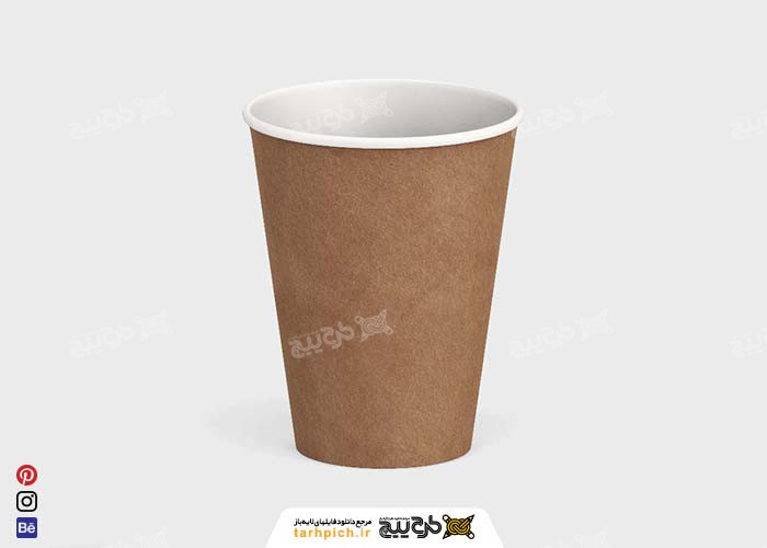 دانلود موکاپ لیوان کاغذی در ابعاد مختلف