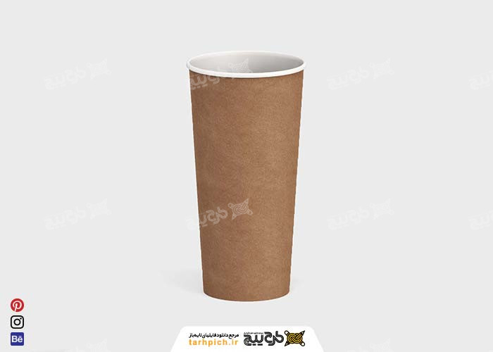 دانلود موکاپ لیوان کاغذی در ابعاد مختلف