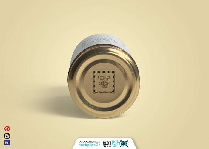 دانلود موکاپ زیتون پک پنج عددی ظرف شیشه ای کوچک