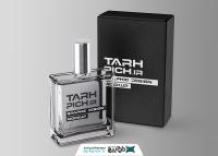 دانلود موکاپ عطر و ادکلن با جعبه و بسته بندی مشکی