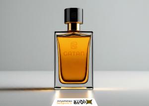 دانلود موکاپ شیشه شفاف ادکلن