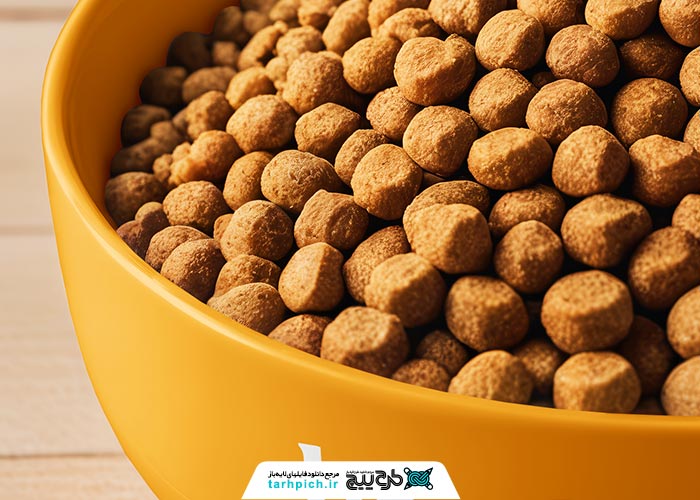 دانلود موکاپ ظرف غذای حیوانات رنگی