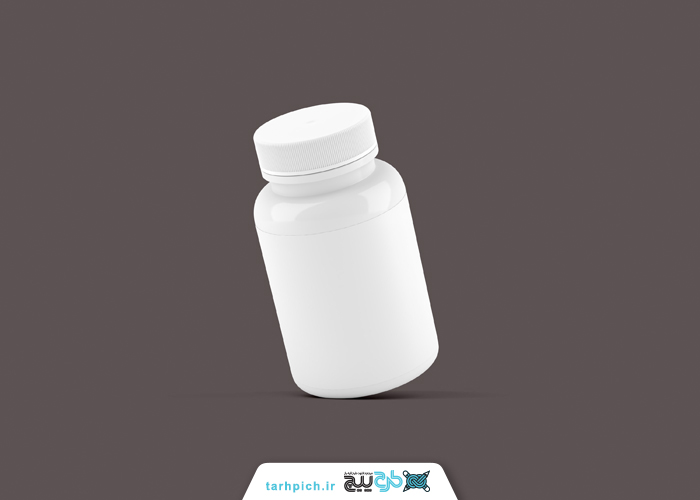 دانلود موکاپ خانواده بسته بندی بطری پلاستیکی قرص