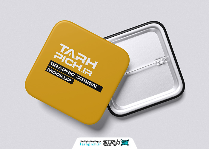دانلود پک موکاپ پیکسل فلزی مربع