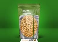 دانلود موکاپ پاکت پسته ایستاده زیپ‌دار پوچ پک روی سطح مات