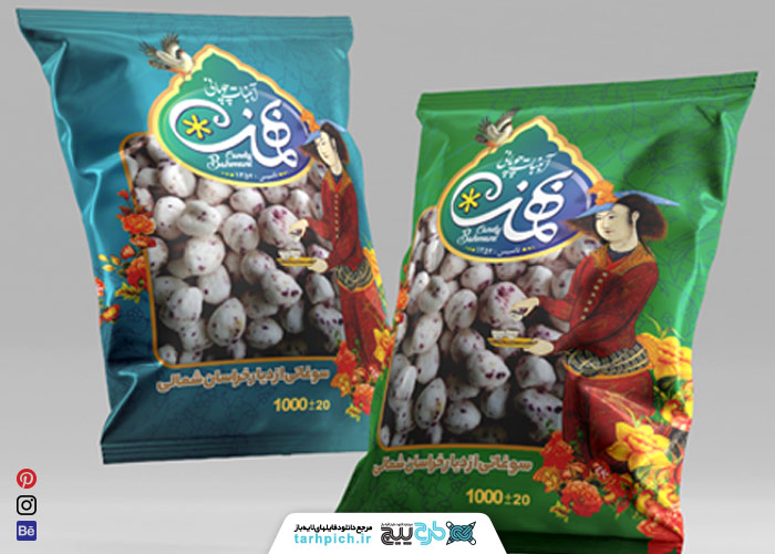 دانلود موکاپ کیسه و پاکت پلاستیکی بسته بندی آبنبات