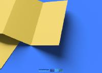 دانلود موکاپ کارت پستال مستطیلی تبریک عید