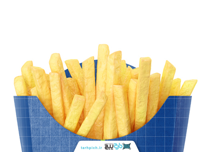 دانلود موکاپ بسته بندی سیب زمینی