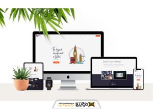 دانلود موکاپ ست ریسپانسیو دیوایس اپل شامل مانیتور، لپ‌تاپ، تبلت و ساعت هوشمند