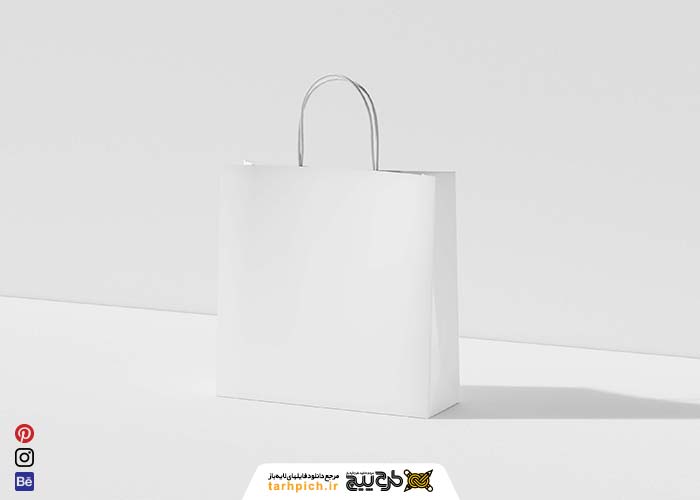 دانلود موکاپ کیف و ساک خرید طراحی سفید