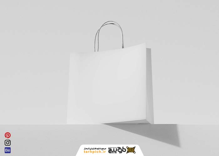 دانلود موکاپ کیف و ساک خرید طراحی سفید