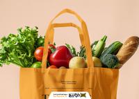 دانلود موکاپ ساک خرید سبزیجات تازه