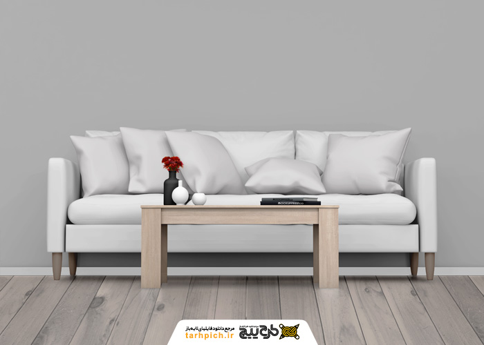 دانلود موکاپ مبل و میز چوبی