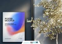 دانلود موکاپ استند ساده رنگی